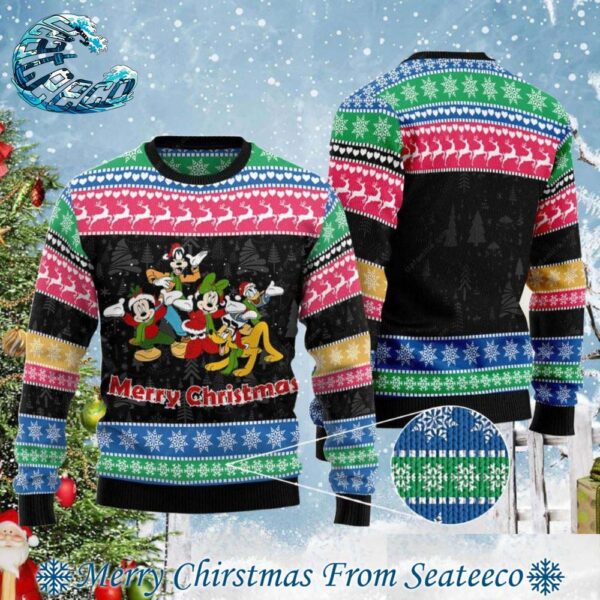 Mickey And Friends Disney Ugly Christmas Sweater Gift For Holiday 2024