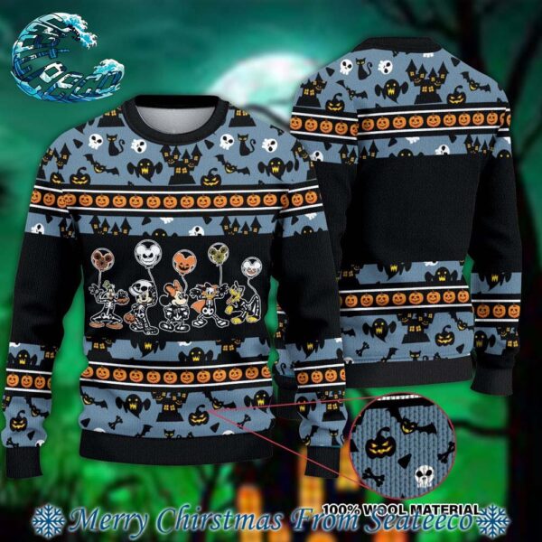 Mickey Mouse Celebrate Disney Ugly Christmas Sweater Gift For Holiday 2024