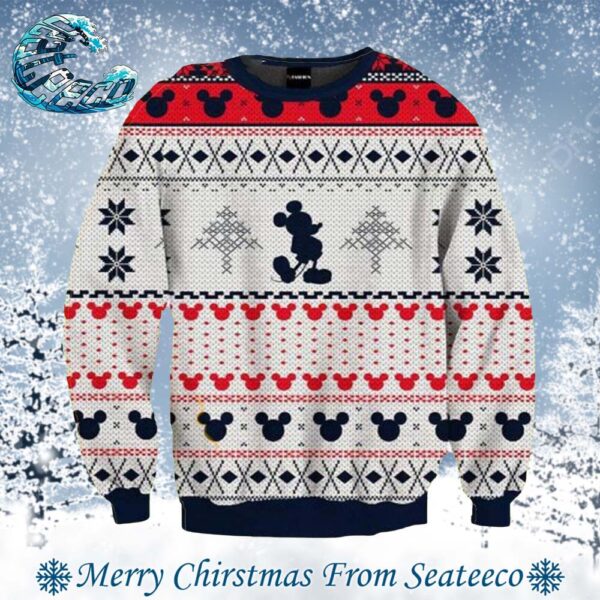 Mickey Mouse Christmas Gift Disney Ugly Christmas Sweater Gift For Men And Women