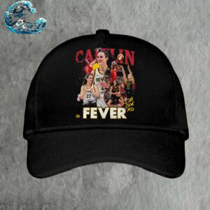 Official Caitlin Clark Indiana Fever Stadium Essentials Crossroads Black Classic Cap Snapback Hat