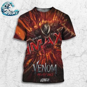 Official New IMAX Poster For Venom The Last Dance Releasing In Theaters On October 25 All Over Print Shirt