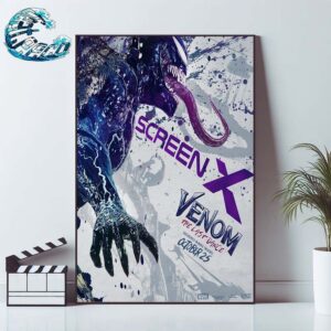 Official New Screen X Poster For Venom The Last Dance Releasing In Theaters On October 25 Poster Canvas For Wall Decor