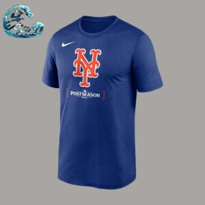 Official New York Mets x Nike 2024 MLB Postseason Authentic Collection Legend Vintage T-Shirt