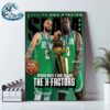 SLAM 252 Cover Derrick White And Jrue Holiday Boston Celtics The X-Factors 2024-25 NBA Preview Gold The Metal Editions Home Decor Poster Canvas