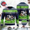 Personalized NFL Miami Dolphins Donald Mickey Goofy Disney Ugly Christmas Sweater Gift For Holiday 2024