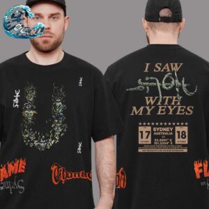 Travis Scott Utopia Circus Maximus Merch Tee In Sydney Australia At Allianz Stadium I Saw Utopia With My Eyes On October 17 And 18 2024 Two Sides Print Classic T-Shirt